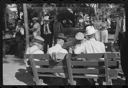 Park bench, Lakeland, Florida