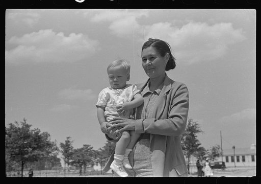 Prizewinning baby at Ashwood Plantation on May Day health day. South Carolina