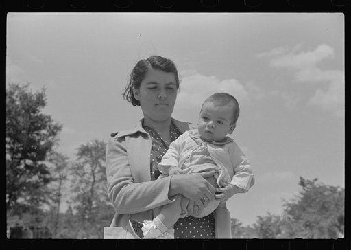 Prizewinning baby at Ashwood Plantation on May Day health day. South Carolina