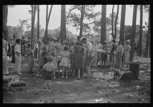 Picnic at Irwinville Farms, Georgia, on May Day