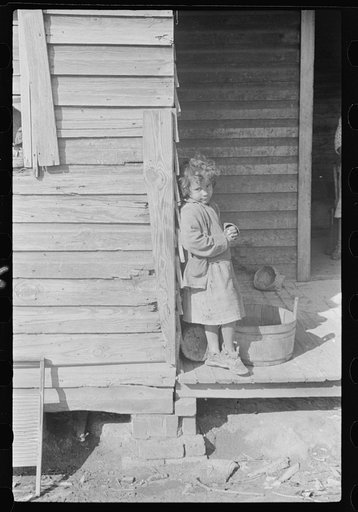 Child of mixed-breed Indian, white and Negro, near Pembroke Farms, North Carolina