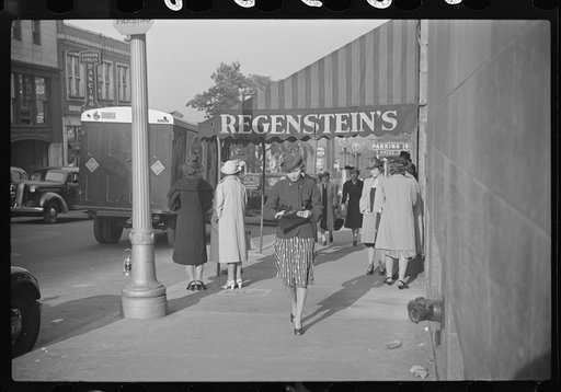 Untitled photo, possibly related to: Salesgirl leaving work, Atlanta, Georgia
