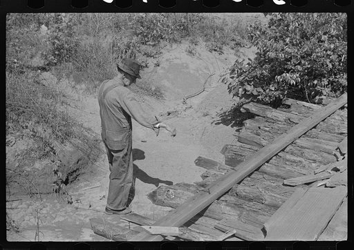 Untitled photo, possibly related to: Eroded land, south Georgia, near Atlanta
