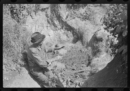 Untitled photo, possibly related to: Eroded land, south Georgia, near Atlanta