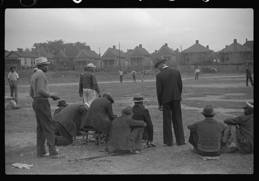 Untitled photo, possibly related to: Atlanta, Georgia. Watching a baseball game