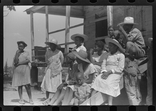 Untitled photo, possibly related to: Public health doctor giving tenant family medicine for malaria, near Columbia, South Carolina