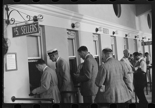 Untitled photo, possibly related to: Horse races, Hialeah Park, Miami, Florida