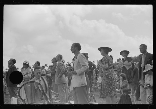 Untitled photo, possibly related to: Horse races, Hialeah Park, Miami, Florida