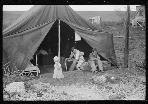 Canal Point (vicinity), Florida. A migrant laborer's family.