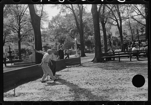 Untitled photo, possibly related to: General town meeting place: the park. Lakeland, Florida
