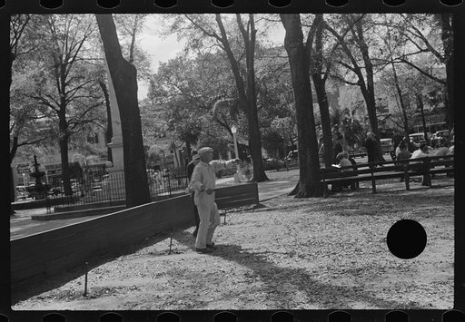 Untitled photo, possibly related to: General town meeting place: the park. Lakeland, Florida