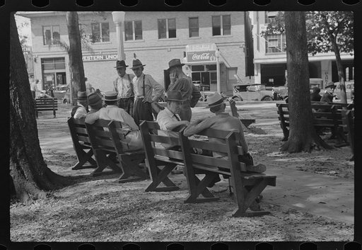 Untitled photo, possibly related to: General town meeting place: the park. Lakeland, Florida