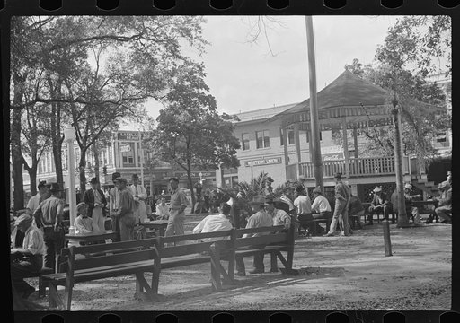 Untitled photo, possibly related to: General town meeting place: the park. Lakeland, Florida