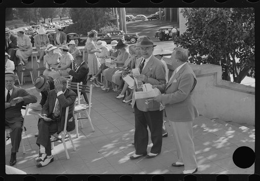 Untitled photo, possibly related to: Horse races, Hialeah Park, Miami, Florida