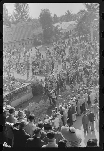 Horse races, Hialeah Park, Miami, Florida