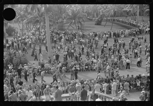 Untitled photo, possibly related to: Horse races, Hialeah Park, Miami, Florida