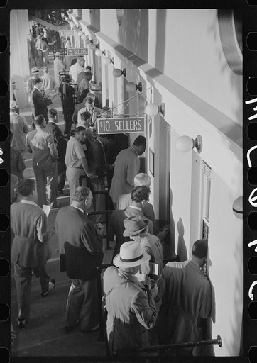 Untitled photo, possibly related to: Horse races, Hialeah Park, Miami, Florida