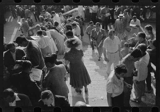 Untitled photo, possibly related to: Horse races, Hialeah Park, Miami, Florida