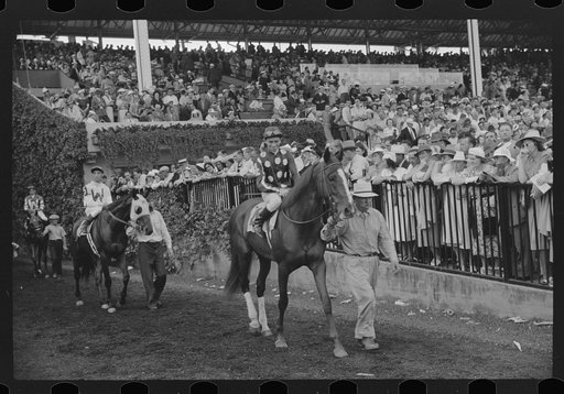 Horse races, Hialeah Park, Miami, Florida