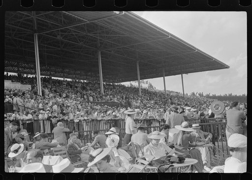 Horse races, Hialeah Park, Miami, Florida
