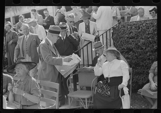 Horse races, Hialeah Park, Miami, Florida