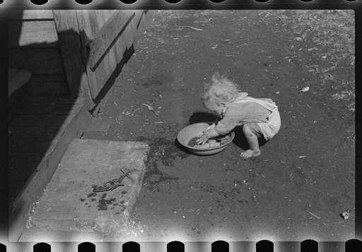 Untitled photo, possibly related to: Child of migratory packinghouse workers.  Belle Glade, Florida