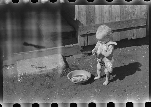 Child of migratory packinghouse workers.  Belle Glade, Florida