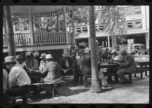 Untitled photo, possibly related to: General town meeting place: the park.  Lakeland, Forida