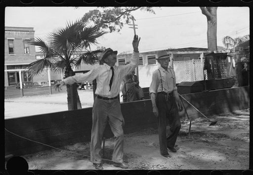 Untitled photo, possibly related to: General town meeting place: the park.  Lakeland, Forida