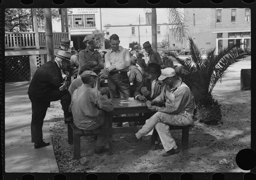 Untitled photo, possibly related to: General town meeting place: the park. Lakeland, Florida