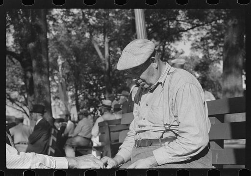 Untitled photo, possibly related to: General town meeting place: the park.  Lakeland, Forida