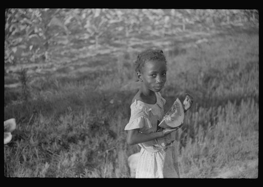 One of the children of Pauline Clyburn, rehabilitation borrower. Manning, South Carolina