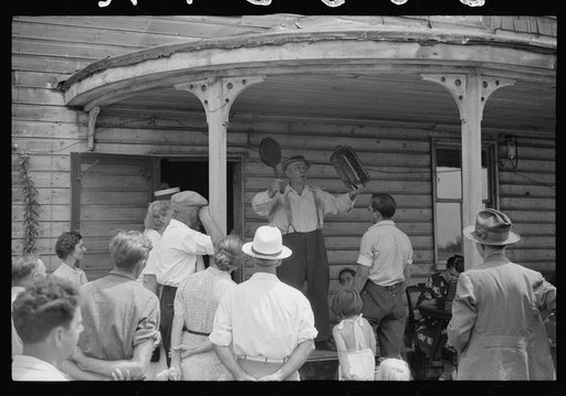 York County, Pennsylvania. An auction sale of a house and household goods