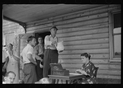 Untitled photo, possibly related to: Auction sale of house and household goods, York County, Pennsylvania