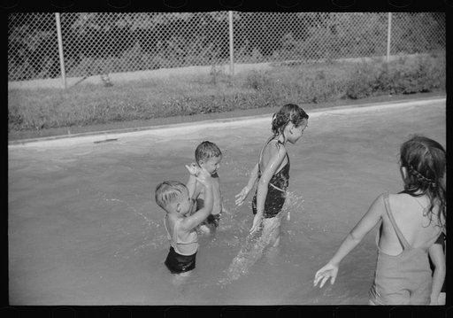 Untitled photo, possibly related to: Swimming pool at Greenbelt, Maryland