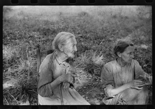 Untitled photo, possibly related to: Mrs. Lloyd, ninety-one year old mother of Miss Nettie Lloyd, who is a pellagra victim. Mrs. Lloyd was born and reared in Orange County; has lived on this spot since her marriage sixty-nine years ago. It is on a new road leading off from left of Route number 54, a