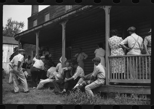 Untitled photo, possibly related to: York County, Pennsylvania. An auction sale of a house and household goods