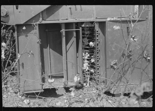 Untitled photo, possibly related to: International cotton picker on Hopson Plantation, Clarksdale, Mississippi Delta, Mississippi