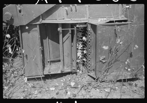 Untitled photo, possibly related to: International cotton picker on Hopson Plantation, Clarksdale, Mississippi Delta, Mississippi