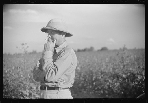 Mr. Davis, manager of Knowlton Plantation, Perthshire, Mississippi Delta, Mississippi