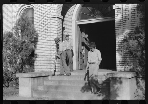 Untitled photo, possibly related to: Courthouse steps, Lexington, Mississippi Delta, Mississippi