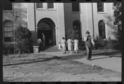 Untitled photo, possibly related to: Visiting in front of courthouse on Saturday afternoon, Lexington, Mississippi Delta, Mississippi