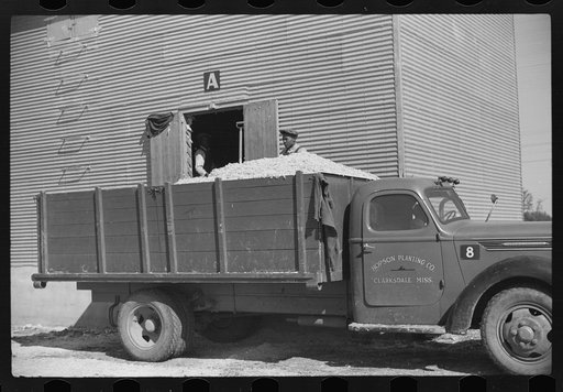 Untitled photo, possibly related to: Rust cotton picker on Cloverdale Plantation, Clarksdale, Mississippi Delat, Mississippi