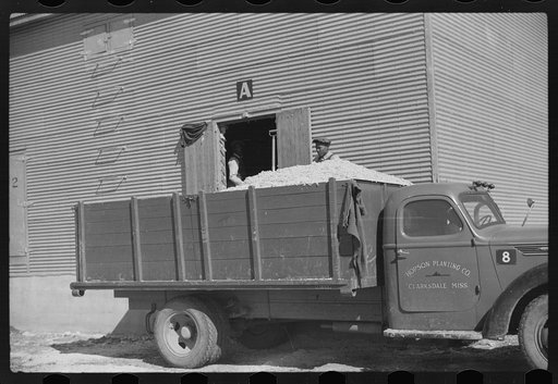 Untitled photo, possibly related to: Rust cotton picker on Cloverdale Plantation, Clarksdale, Mississippi Delat, Mississippi