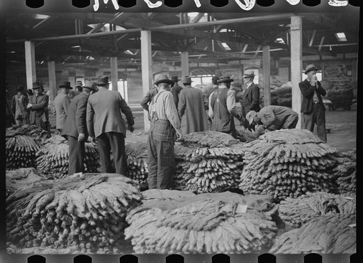 Tobacco auction, Durham, North Carolina