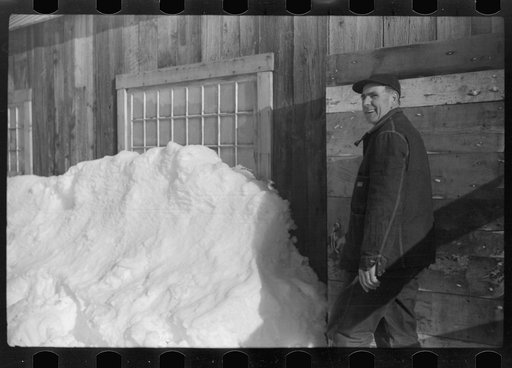 Hired man on Gilbert farm, Woodstock, Vermont