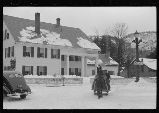 Untitled photo, possibly related to: Mr. G.W. Clarke, who is seventy-one years old and has always lived in Vermont brings his butter to town on Saturday to sell to his customers in Woodstock, Vermont