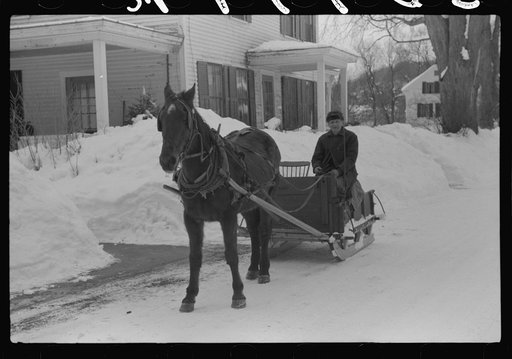 Untitled photo, possibly related to: Mr. G.W. Clarke, who is seventy-one years old and has always lived in Vermont brings his butter to town on Saturday to sell to his customers in Woodstock, Vermont