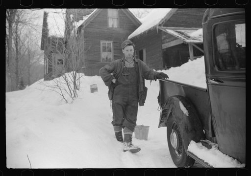 Untitled photo, possibly related to: Farmer's truck, Woodstock, Vermont
