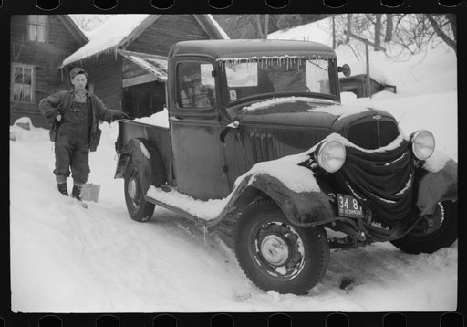 Untitled photo, possibly related to: Farmer's truck, Woodstock, Vermont